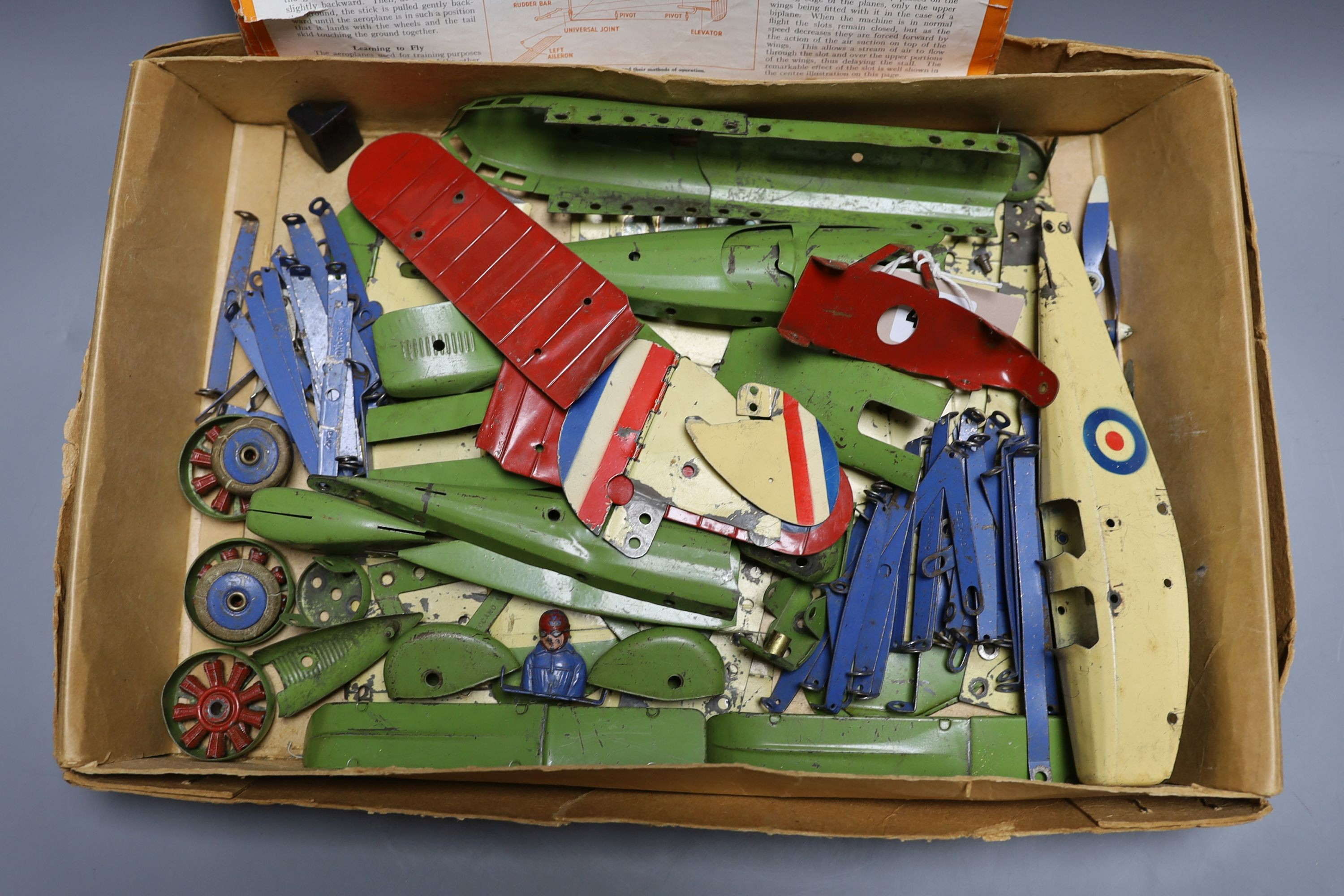 A Meccano pre-war constructor aircraft kit